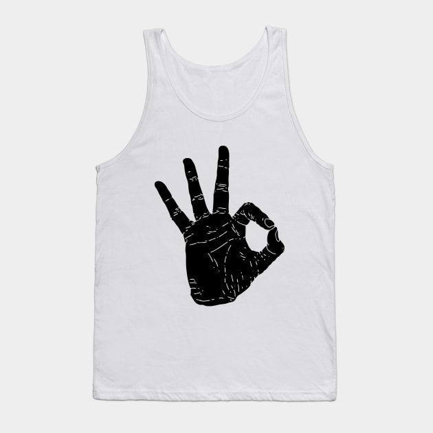 Okay hand gesture Tank Top by keeplooping